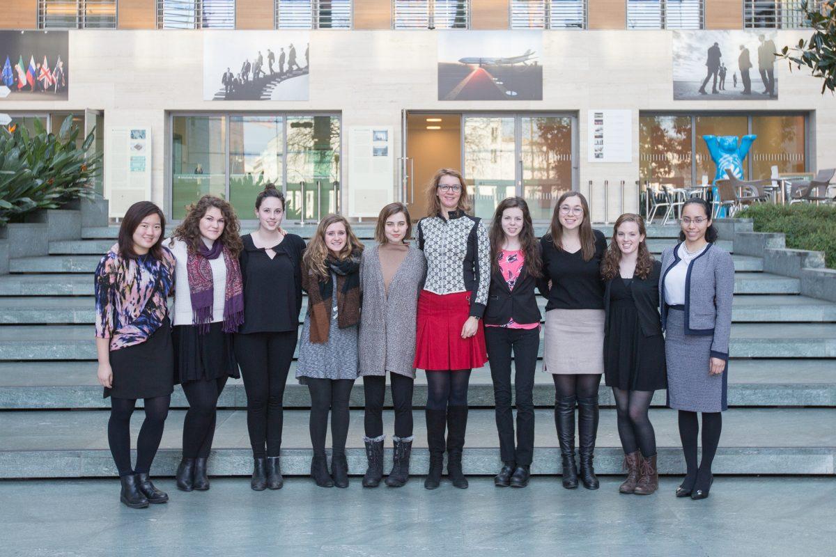 Students traveled to Berlin to participate in a Holocaust education group. | Photo courtesy of Elan Kawesch.